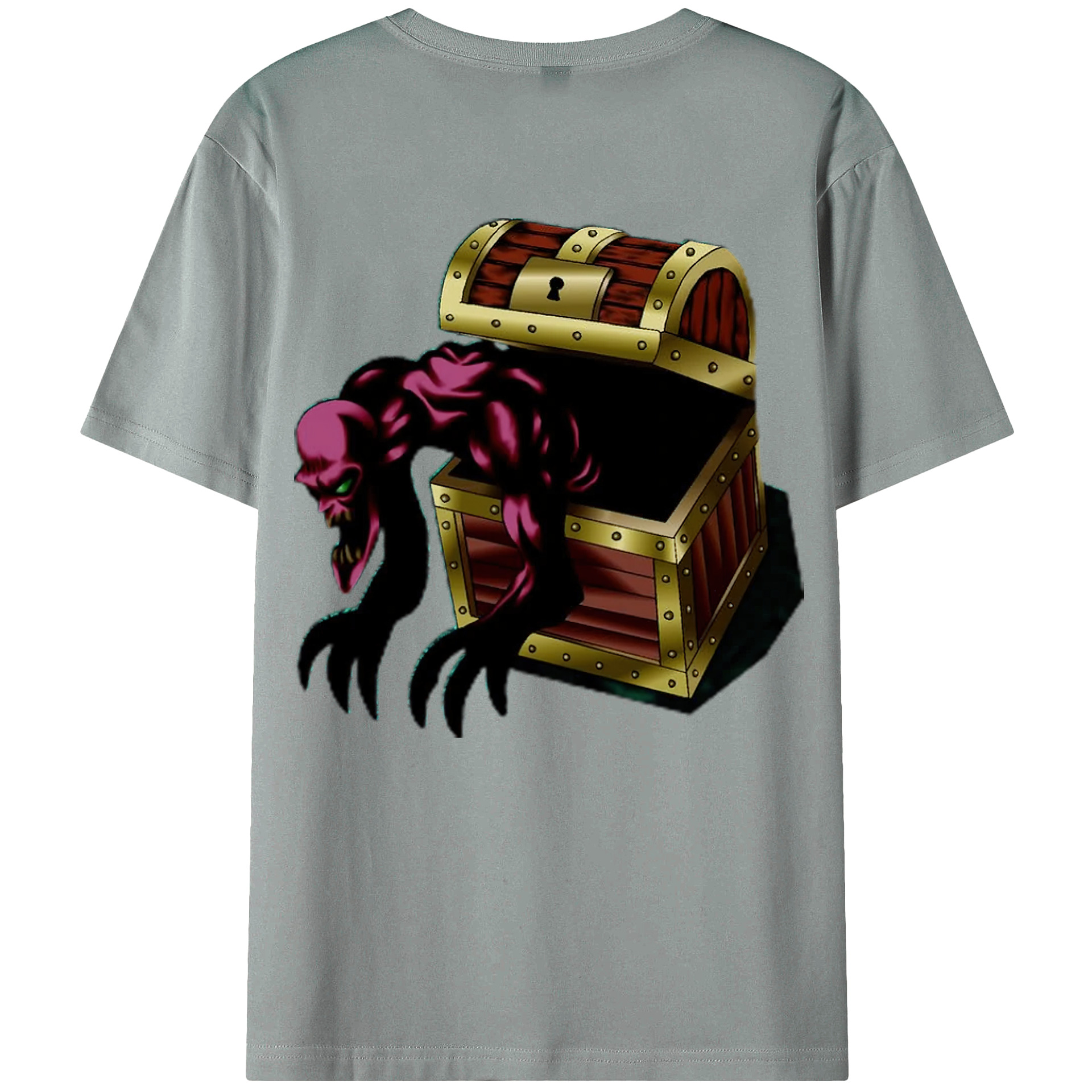 （画像用） 遊☆戯☆王 Yu-Gi-Oh! 綿100％ メンズ半袖Tシャツ（バックプリント） 通気性